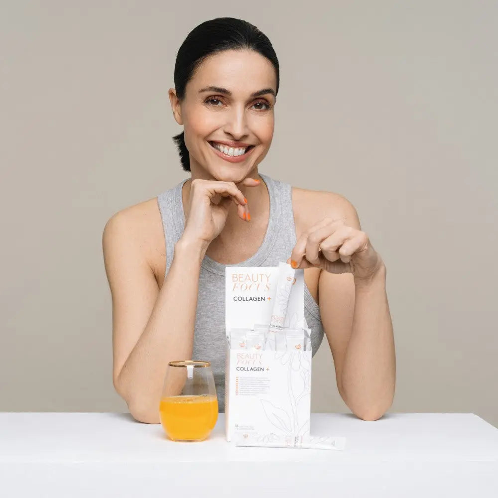 Pharmanex Beauty Focus Collagen+ - 30 Sachets Poudre Anti-âge - Valable Jusqu'à Octobre 2026